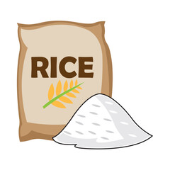 rice sack icon vector illustration design