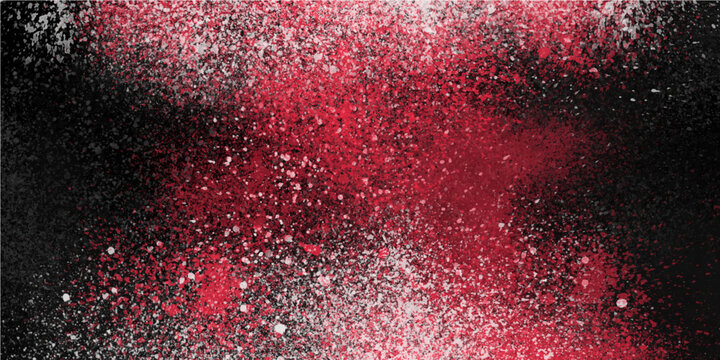 Red Black White watercolor on,grain surface,galaxy view splash paint splatter splashes,water ink,backdrop surface spray paint.aquarelle painted powder on messy painting.
