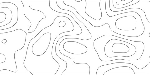 Obraz premium Contour map background. Vector geography scheme and terrain. Topography grid map. Stylized topographic contour map. Geographic line mountain relief. Abstract lines or wavy backdrop background.