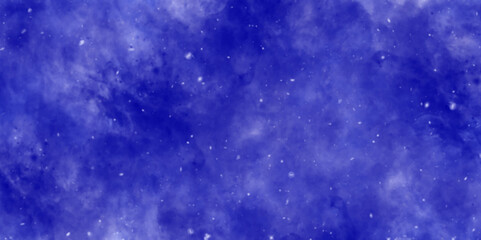 Obraz premium Blue watercolor space background. Blue Watercolor Background. Space Background.