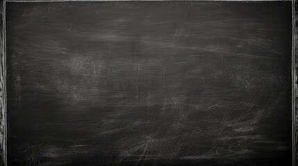 Chalk rubbed out on blackboard background or chalkboard texture. - obrazy, fototapety, plakaty