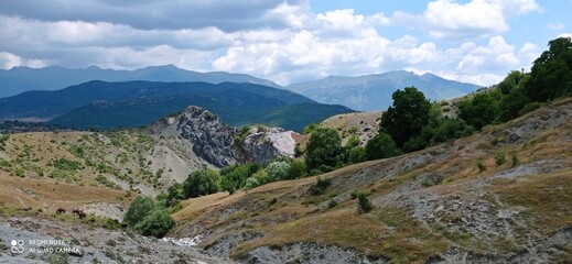 panorama of the mountains