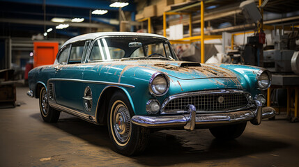 Revving Up: Journeying through the Automotive Era - From Classics to Sports, Unleashing Speed and Style on the Road, generative AI