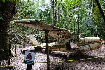 Cocksbomb Basin Wildlife Sanctuary - Belize - Plane Wreck