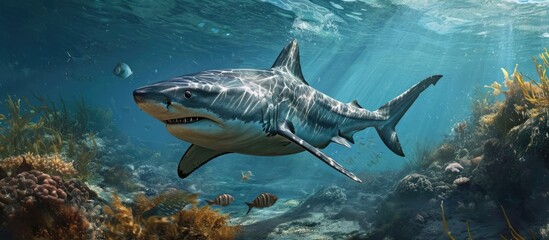 Ocean-dwelling shark