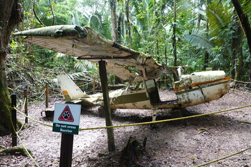 Cocksbomb Basin Wildlife Sanctuary - Belize - Plane Wreck
