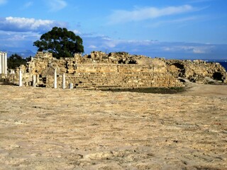 Die Ruinen von Salamis auf der Insel Zypern