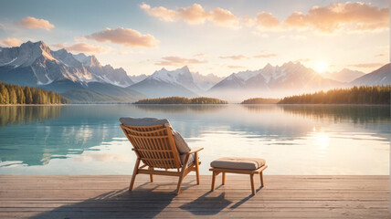 Impressive Summer Sunrise on Eibsee Lake with Majestic Mountain Backdrop

 - obrazy, fototapety, plakaty