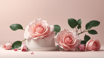 Fototapeta premium pink roses