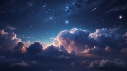 the sun and the clouds