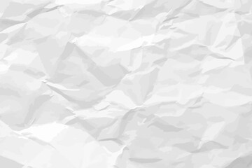 White clean crumpled paper