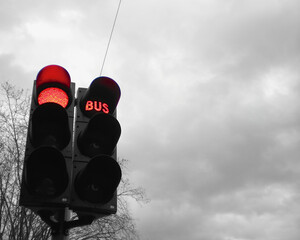 Feu de circulation rouge