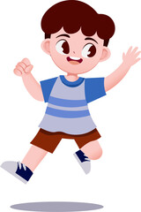 cartoon children back to school