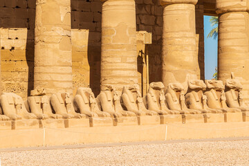 Ancient temple complex of Karnak.