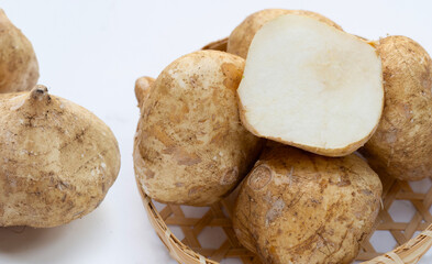 Mexican turnip or jicama or yam bean