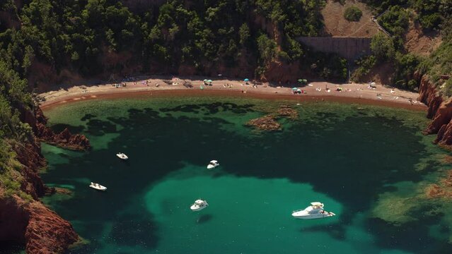 vue a&eacute;rienne de la Plage Abel Baliff