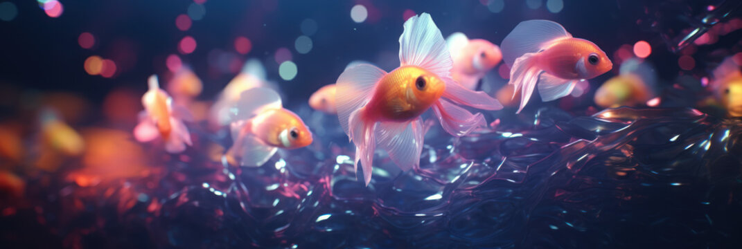 goldfish in the cosmic water