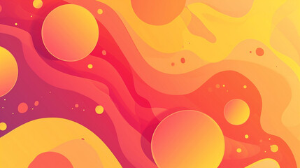Flat shapeless abstract pastel red orange yellow colors background gradient wallpaper