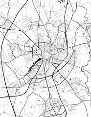 Münster Germany City Map