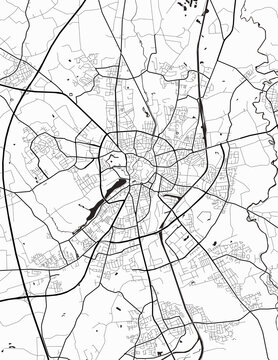 M&uuml;nster Germany City Map