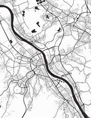 Bonn Germany City Map 