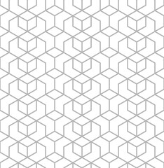 Seamless abstract geometric pattern in 3D style