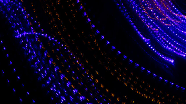 Motion Blur Glow Digital Abstract Background Electronic Music Cover Art Dark Overlay