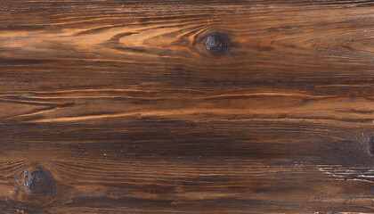 Fototapeta premium Brown wooden background, Wood veneer for furniture, Texture of ceramic tile in wooden flooring style, Pine wood Vintage timber texture background