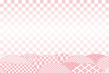 和柄素材のベクター背景