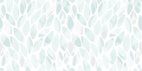 Watercolor leaves seamless vector pattern. foliage tea leaves background, textured jungle print