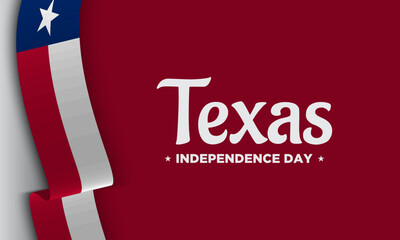 Texas Independence Day Background Design.