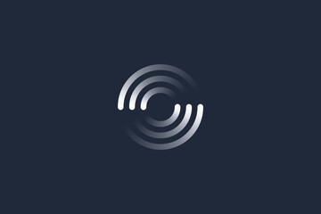 circle logo design vector template