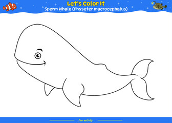 Lets color it Sperm Whale