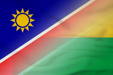 Namibia and Guinea Bissau official flag international relations GNB NAM