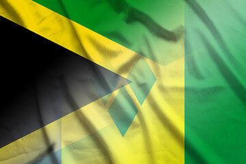 Jamaica and Saint Vincent and the Grenadines state flag transborder negotiation VCT JAM