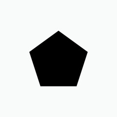 Basic Shapes Icon. Geometric Forms Symbol.