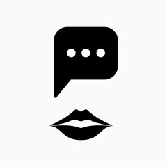 Comment Icon. Opinion Symbol  - Vector.