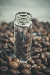 Fragrant coffee beans, coffee beans