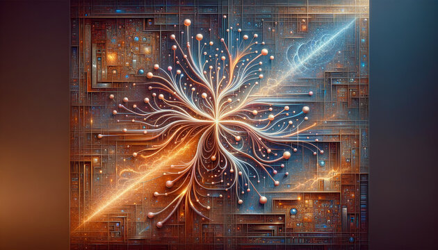 Modern representation of recurrent neural networks with vintage-inspired background