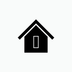 Home Icon. House, Residence Symbol - Vector.