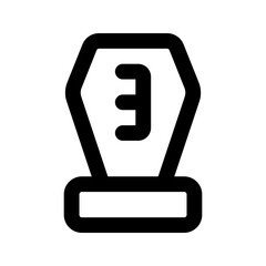 third place line icon