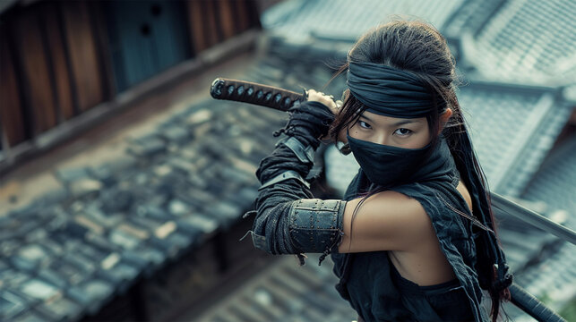 くのいちのイメージ - image of Kunoichi - No1-10 Generative AI
