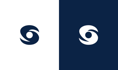 initial s logo design vector