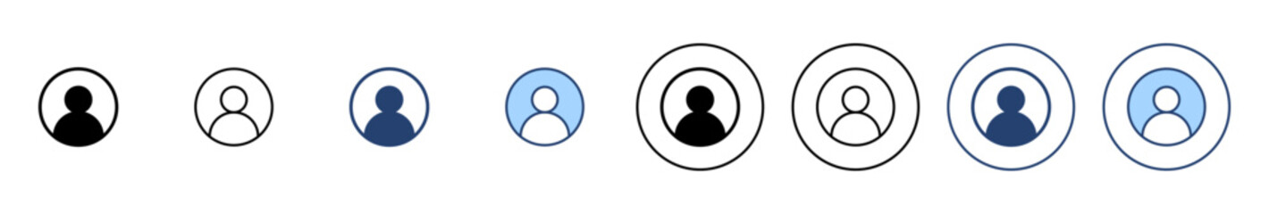 User icon vector. person sign and symbol. people icon.