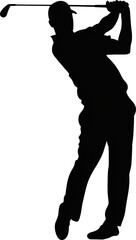 golfer silhouette