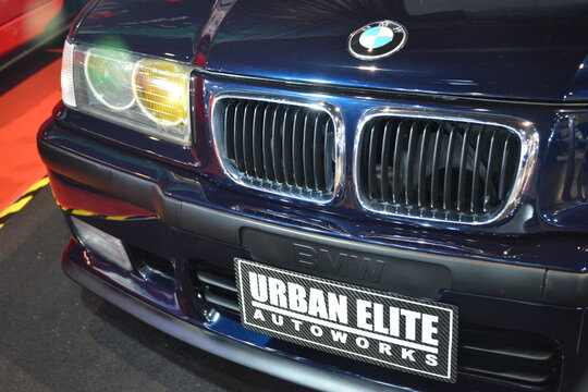 Bmw 318 at Manila Auto Salon in Pasay, Philippines