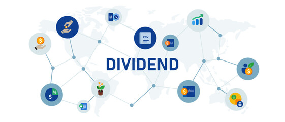 dividend trader stock price profit for shareholder growth finance success earning income