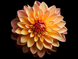 dahlia flower in studio background, single dahlia flower, Beautiful flower, ai generated image © Akilmazumder