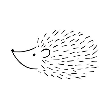 recommend clip art: Cartoon doodle cute hedgehog - isolated vector illustration. Hand-drawn adorable hedgehog on his back. Spiny mammal. Forest animals. Vector illustration for children.