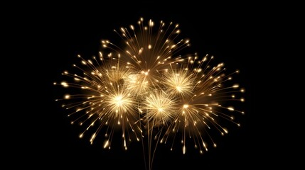 3D Render Fireworks in Style, Celebration, Fireworks, New Year